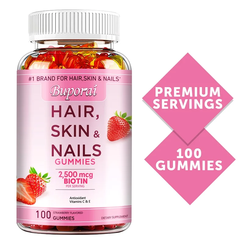Hair Care Gummies - Gommes pour cheveux, peau et ongles