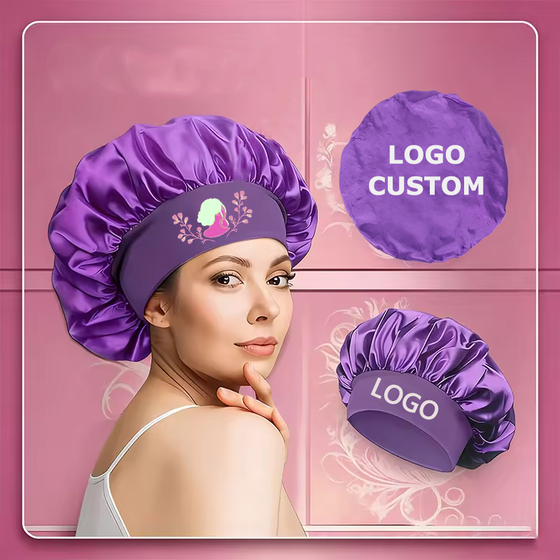 Hair Care Logo - Bonnets en Soie et Satin pour