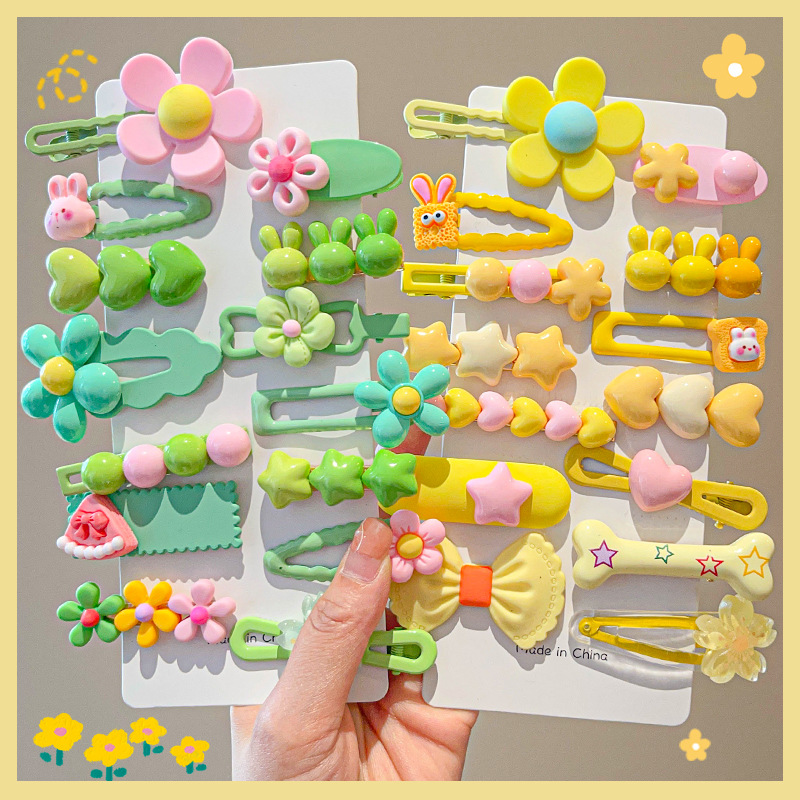 Hair Care Color - 14-8 pièces/ensemble couleur bonbon dessin animé