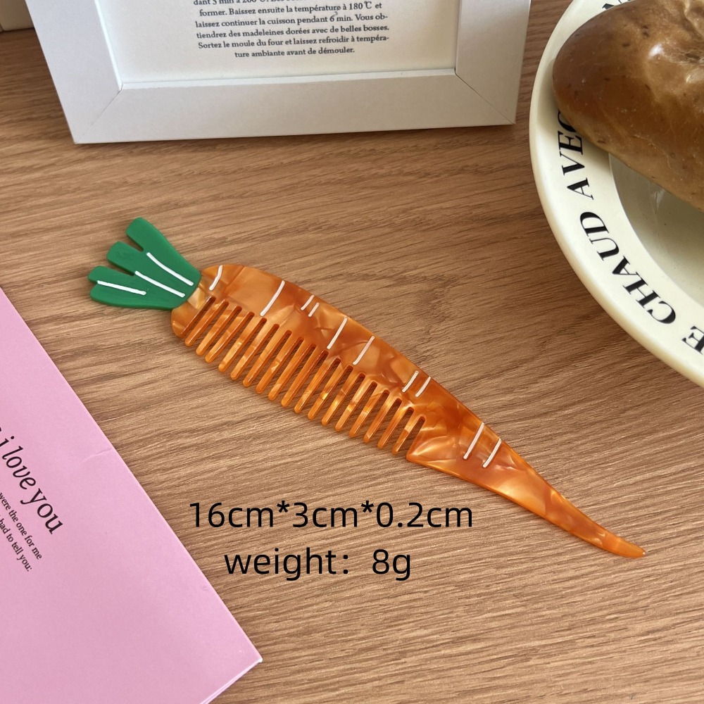 Hair Care Vegetables - Soins capillaires tulipe acétate peigne dessin