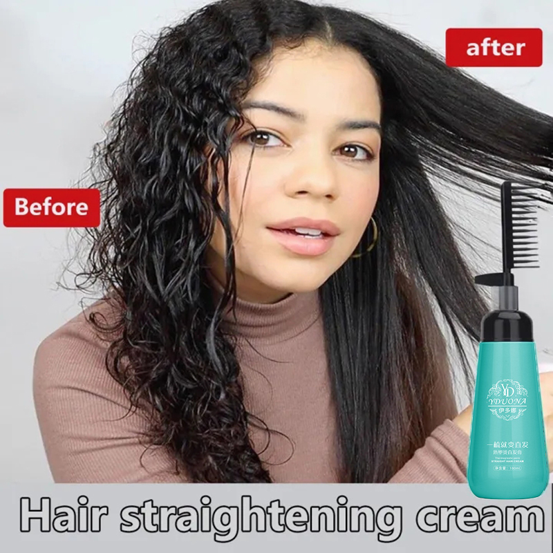 Keratin Treatment Set - Ensemble de crème et peigne lissante