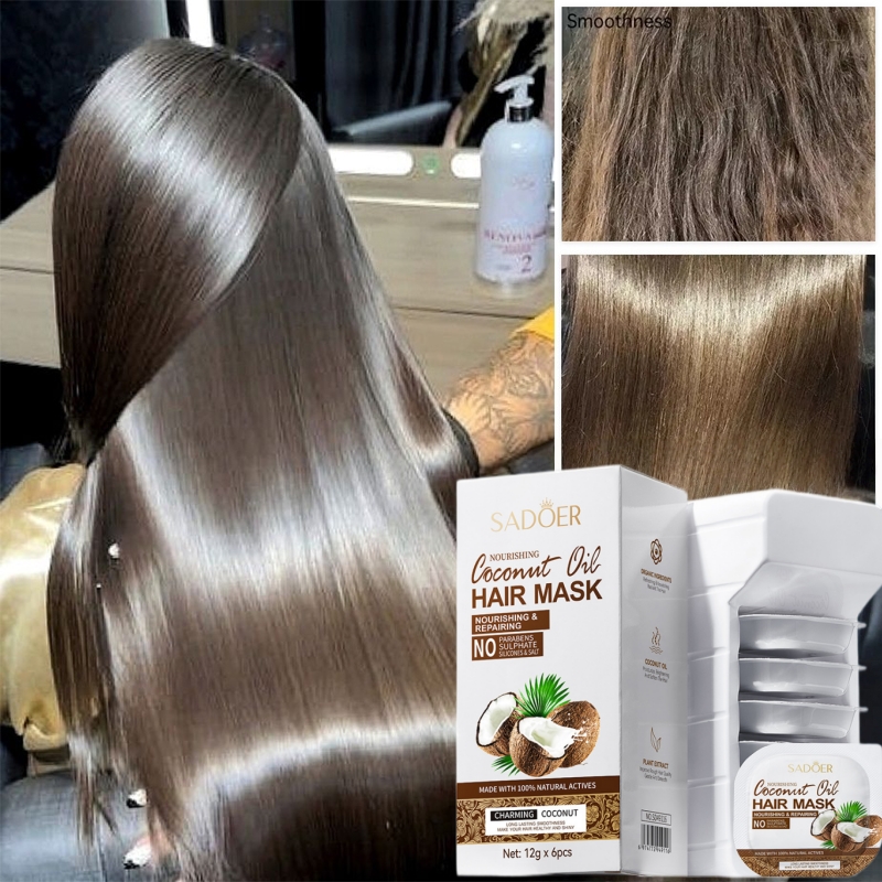 Keratin Treatment Set - Traitement capillaire à la kératine, masque