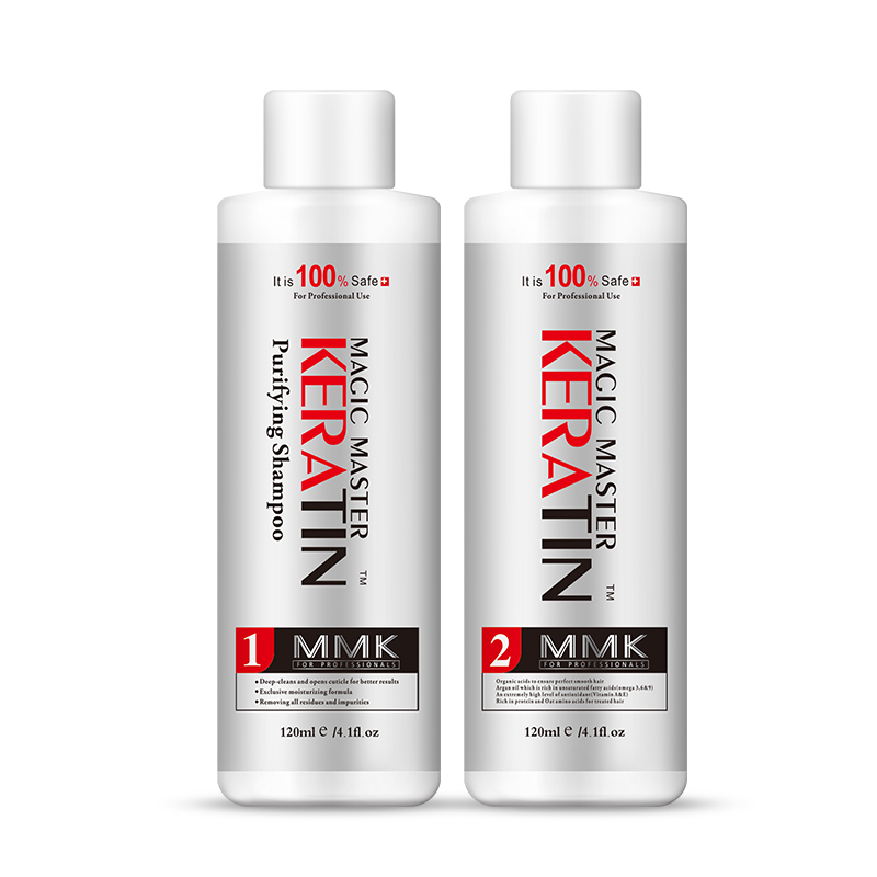 Keratin Treatment Set - Magic Master KerBrian-Peigne et shampoing supporter