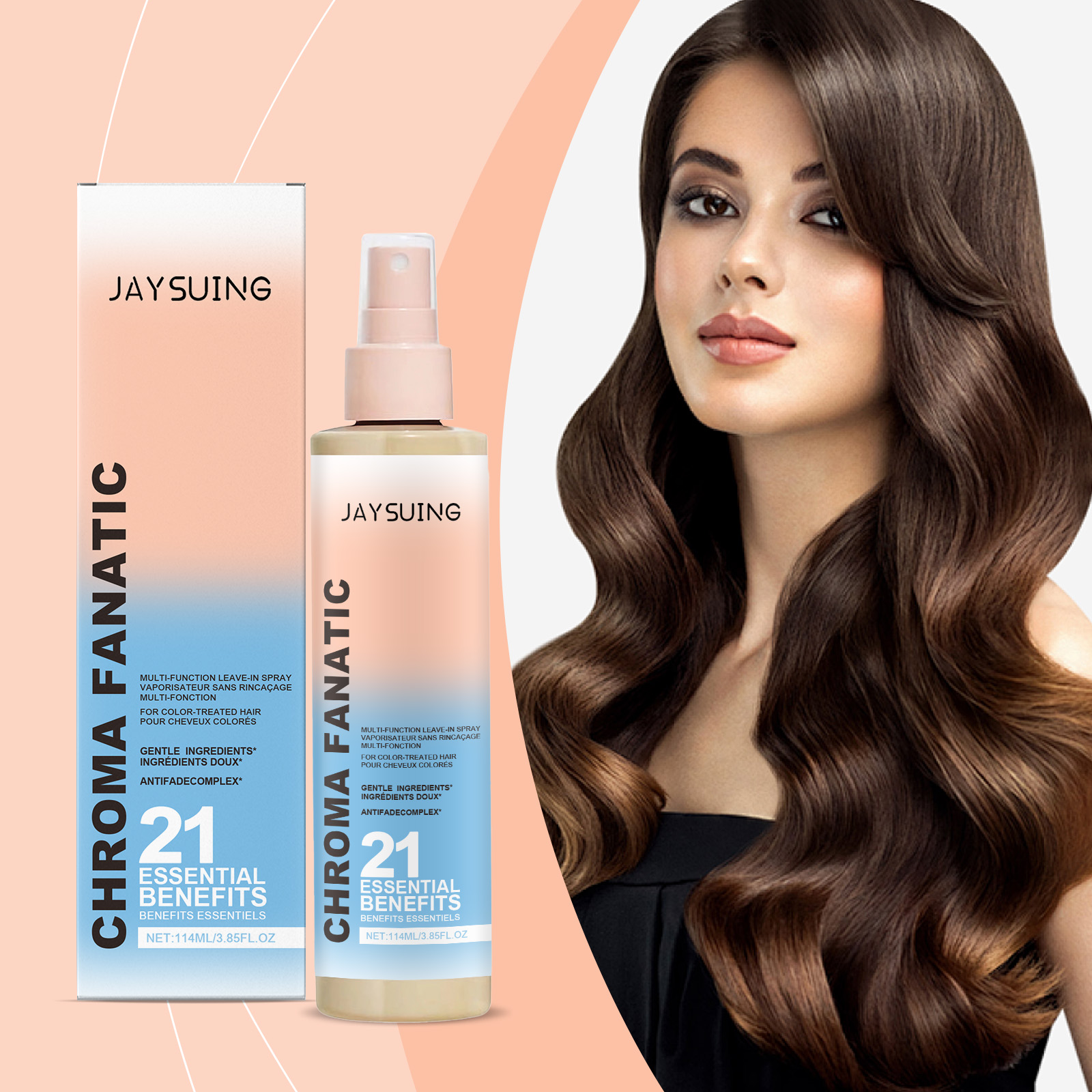 Hair Care Essence Oil Spray - Spray hydratant pour le traitement du