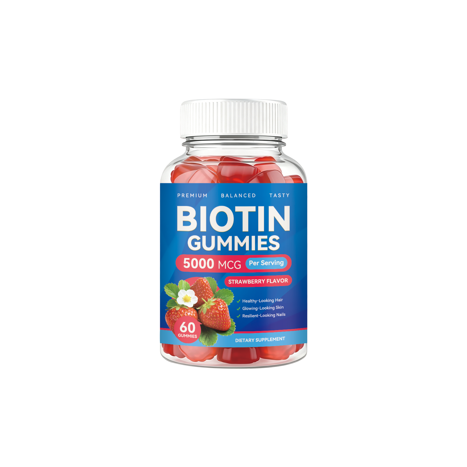 Hair Care Gummies - Gummies à la biotine, soin des