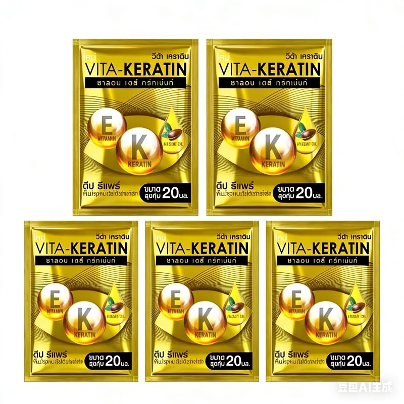Keratin Treatment Set - Après-shampoing et masque capillaire réparateur à