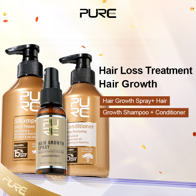 Keratin Treatment Set - PURC – shampoing à l'huile d'argan