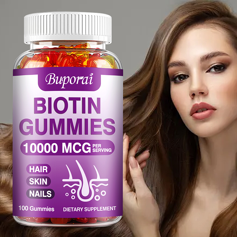 Hair Care Gummies - Gummies à la biotine 10000mcg pour