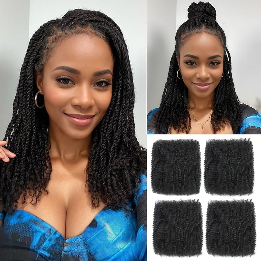 Hair Care Color - 1/3/5 pièces de cheveux humains afro