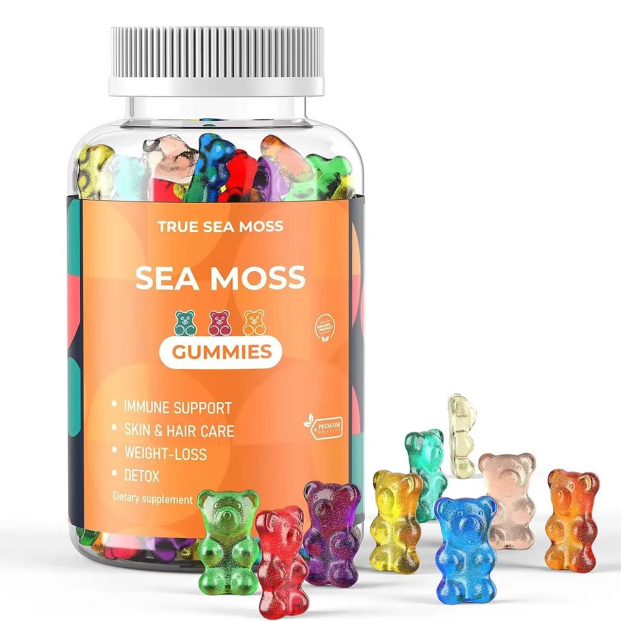 Hair Care Gummies - Gummies de mousse de mer :