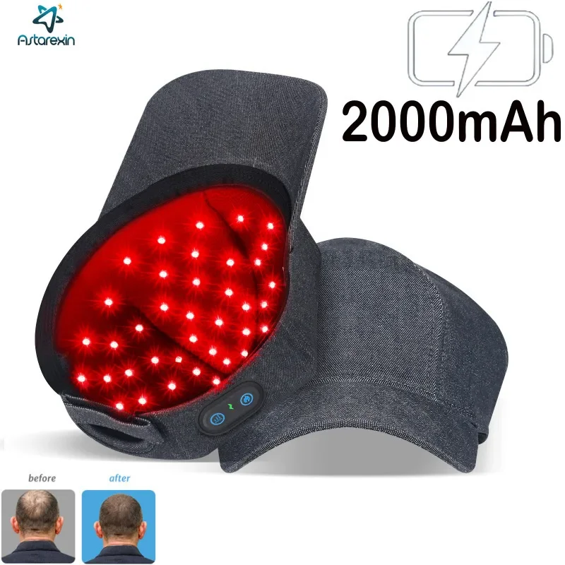 Hair Care Vegan - Bonnet de croissance des cheveux, Rechargeable,