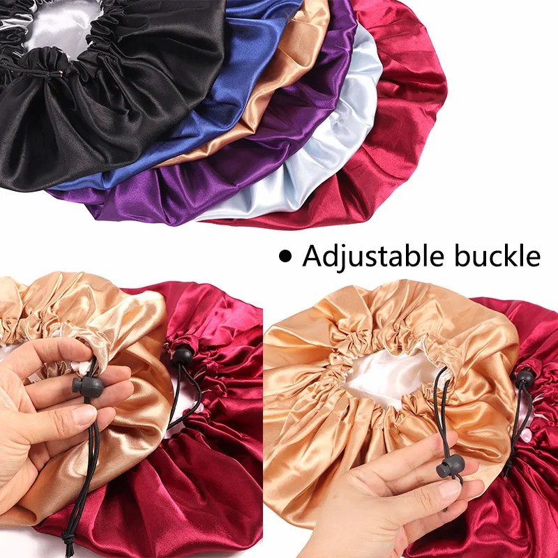Bonnet en Satin Doux Unisexe a - Hair Care Logo avis et prix