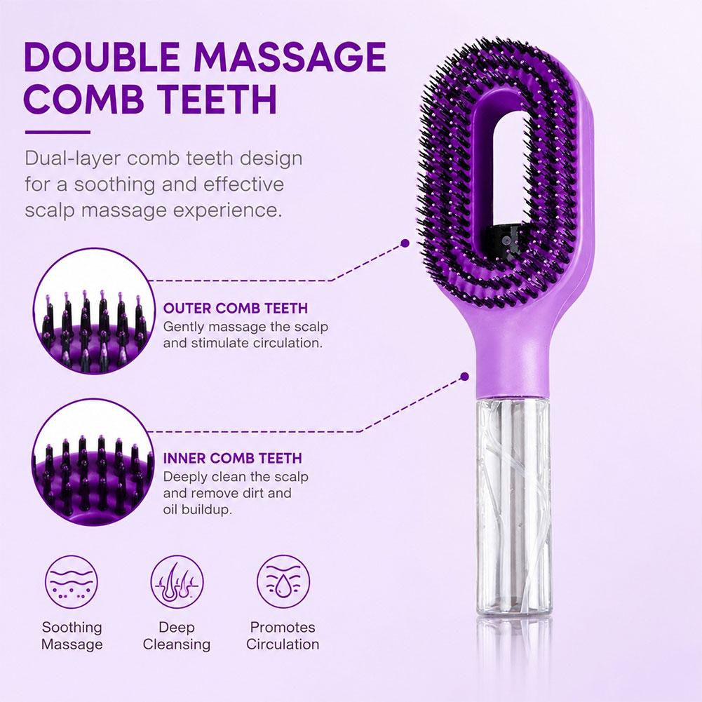 Brosse démêlante 2-en-1 avec p - Hair Care Essence Oil Spray avis et prix