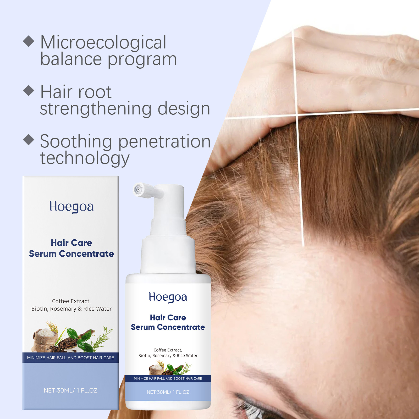 Sérum capillaire à la caféine, - Hair Care With Rice Water avis et prix