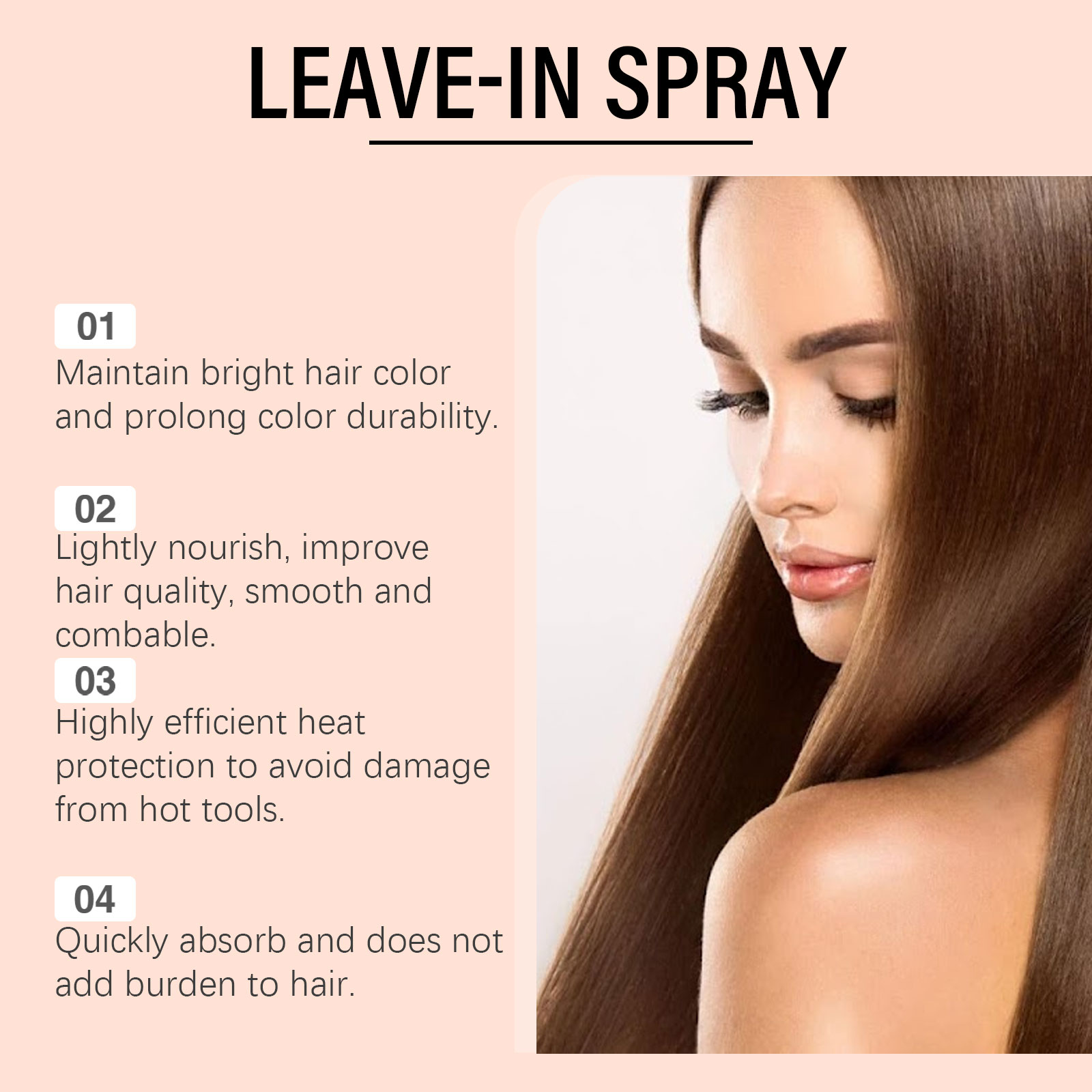 Spray hydratant pour le traite - Hair Care Essence Oil Spray avis et prix