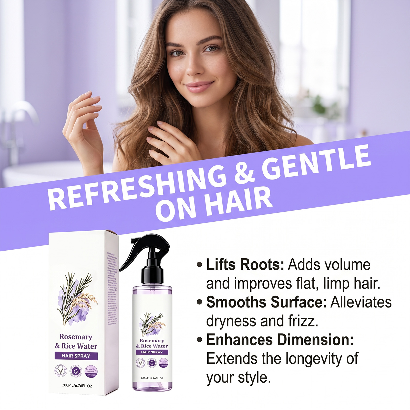 Brume capillaire hydratante au - Hair Care With Rice Water avis et prix