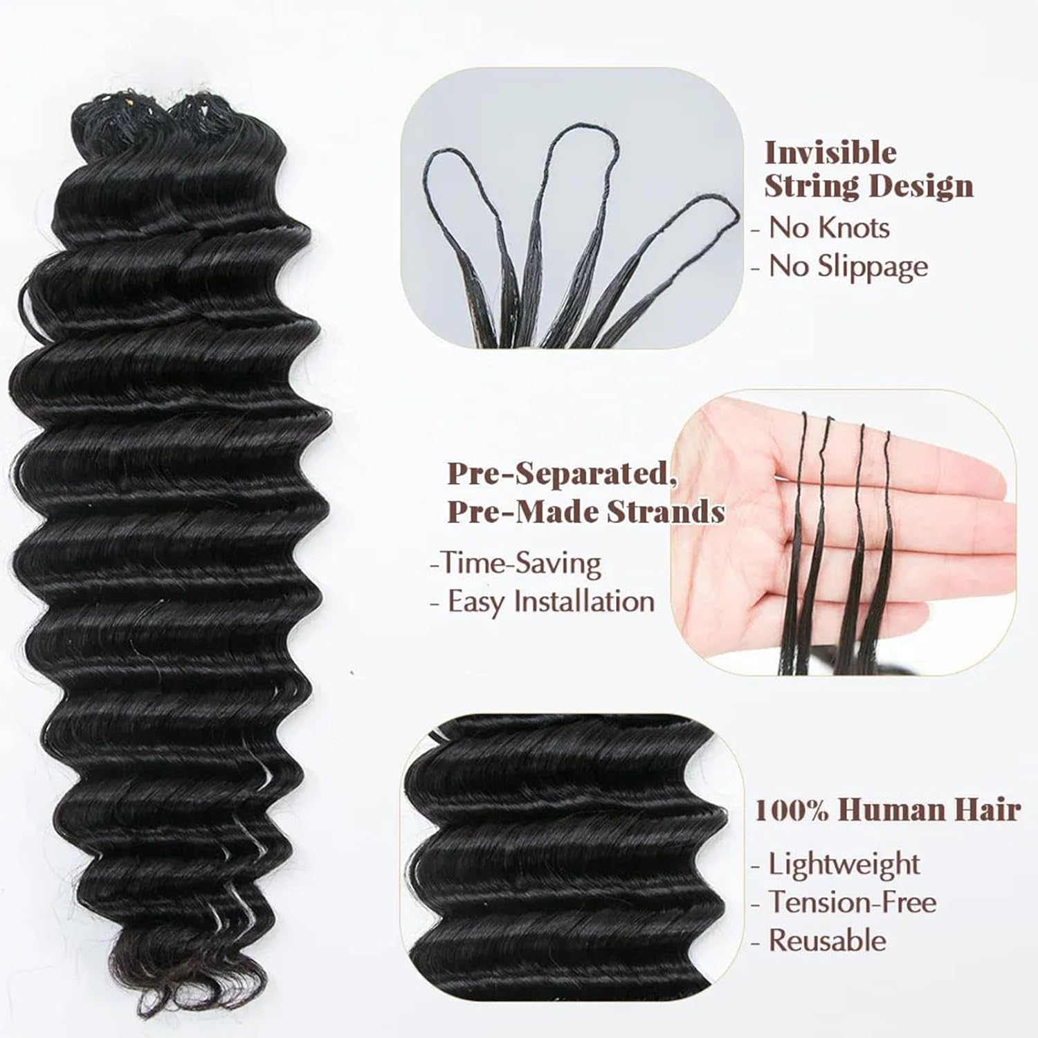 Extensions de cheveux humains  - Hair Care Color avis et prix