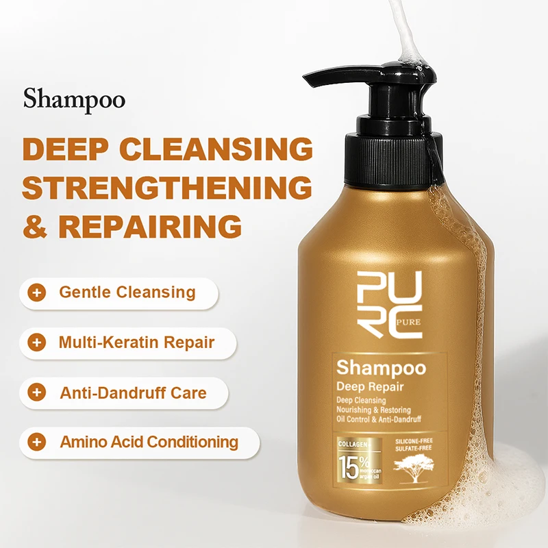 PURC – shampoing à l'huile d'a - Keratin Treatment Set avis et prix