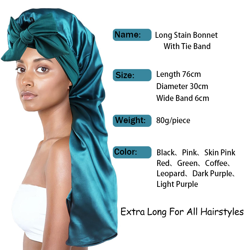 Bonnet de nuit en satin avec l - Hair Care Logo avis et prix