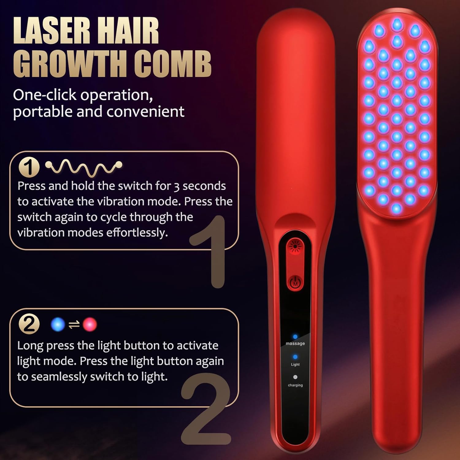 Peigne laser pour la croissanc - Hair Care Vegan avis et prix