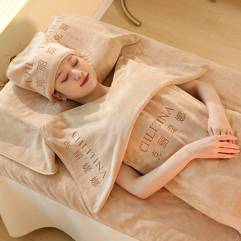 5 pièces SPA serviettes dédiée - Hair Care Logo avis et prix