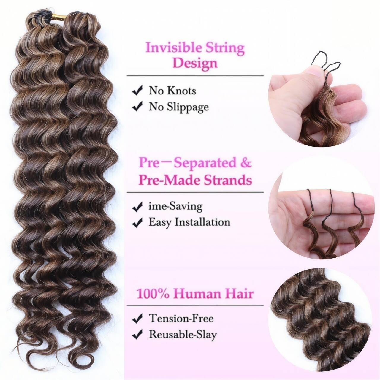 Extensions de cheveux humains  - Hair Care Color avis et prix
