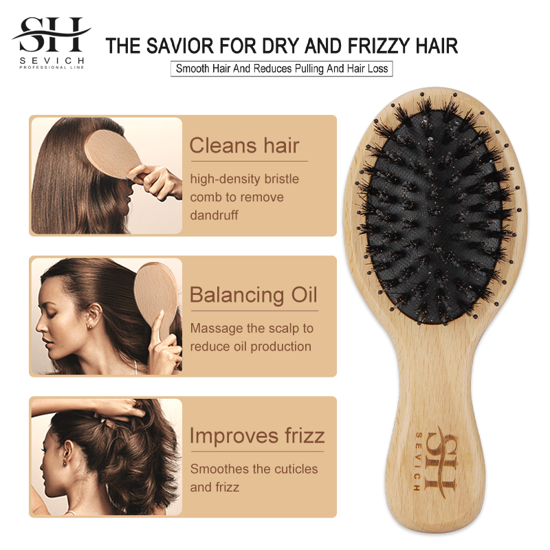 Peigne moelleux en poils de sa - Hair Care Salon avis et prix