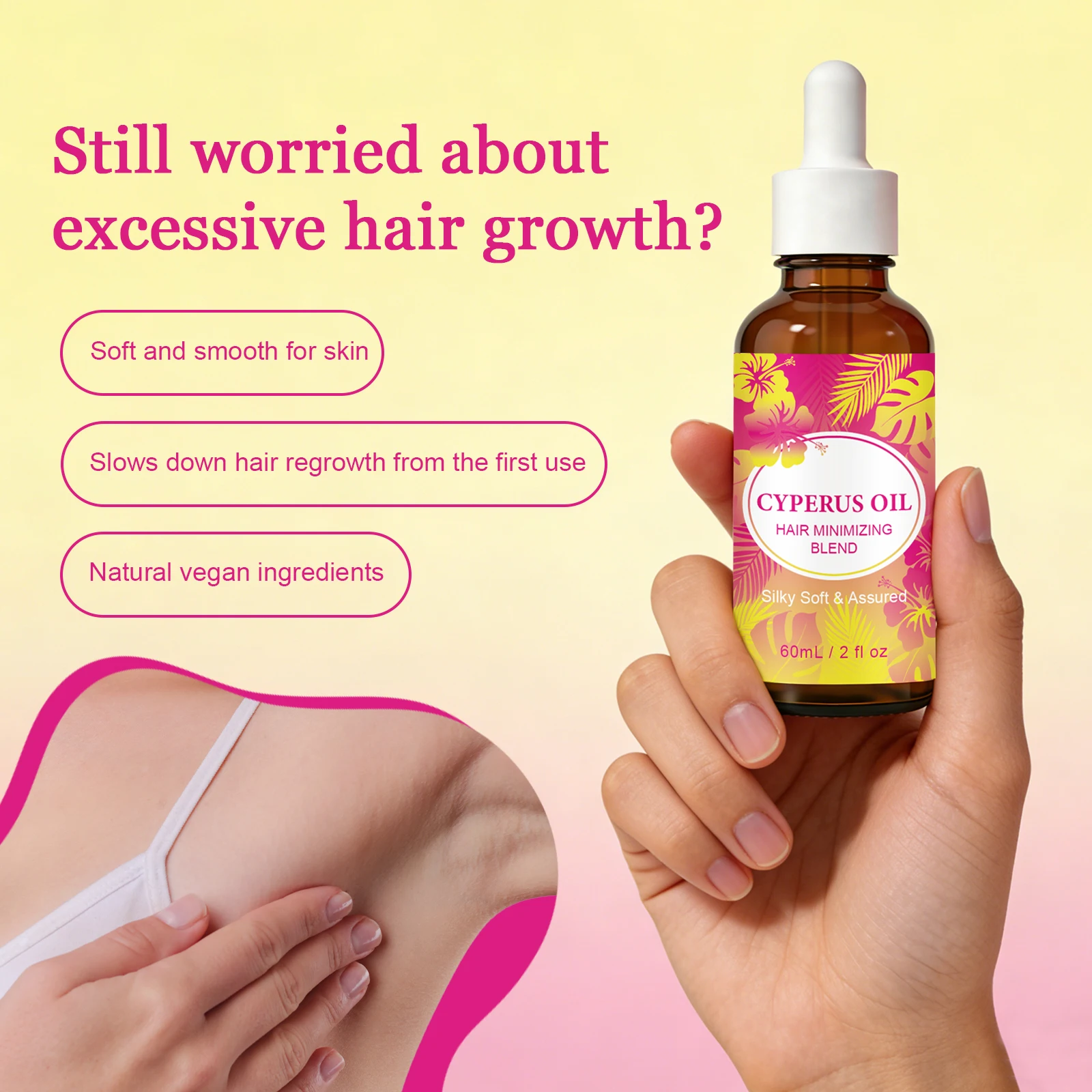 Huile corporelle naturelle Cyp - Hair Care Vegan avis et prix