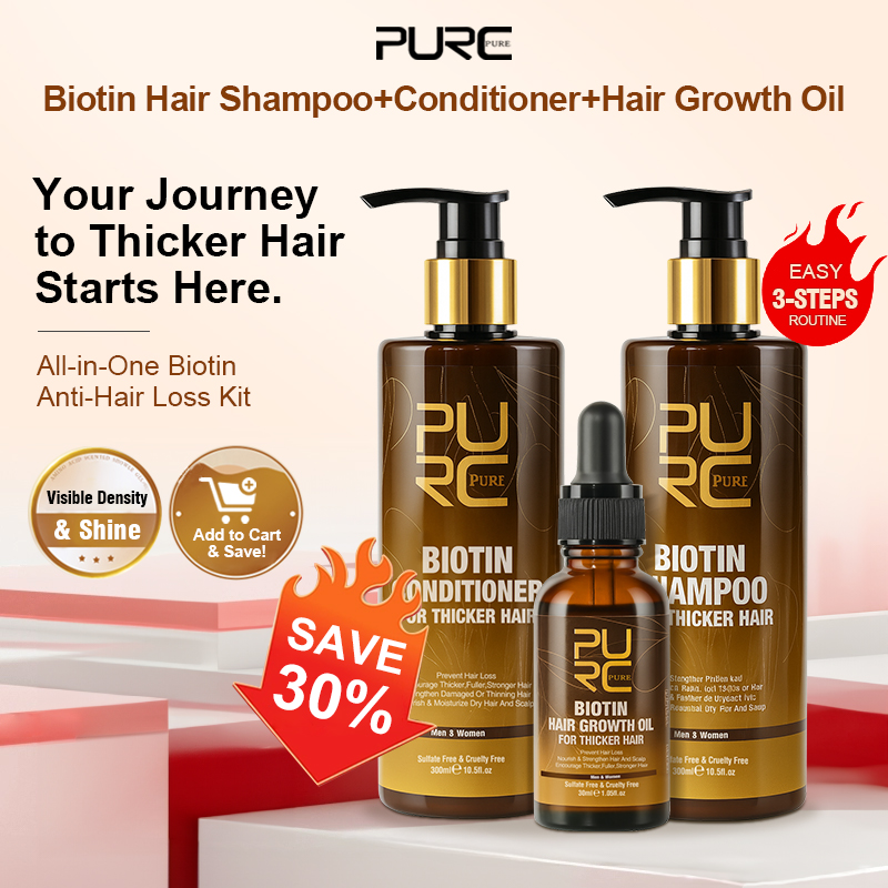 PURC biotine huile de croissan - Keratin Treatment Set avis et prix