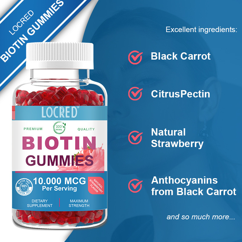 Gommes à la biotine pour la cr - Hair Care Gummies avis et prix