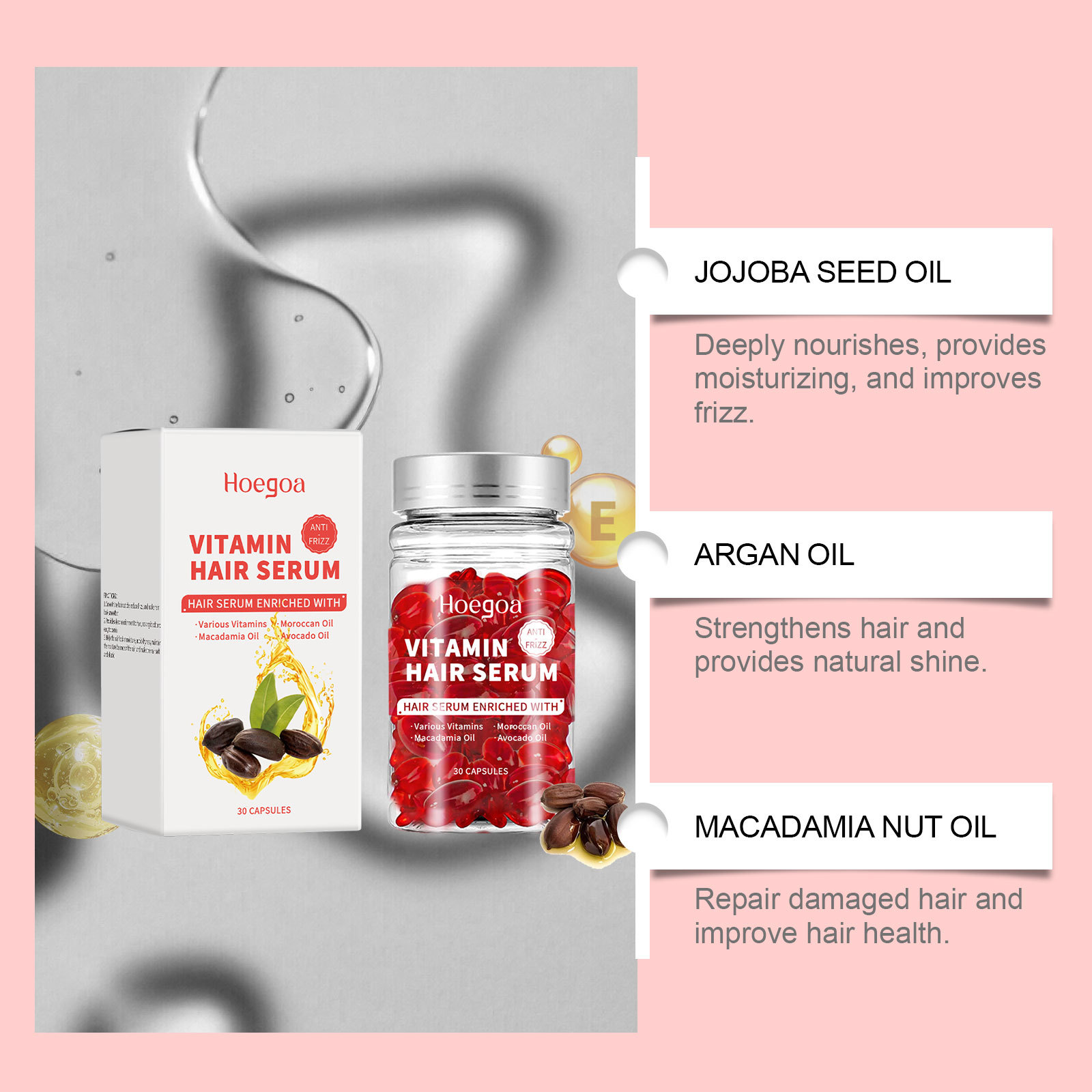 Capsules de sérum de soin capi - Hair Growth Serum Oil avis et prix