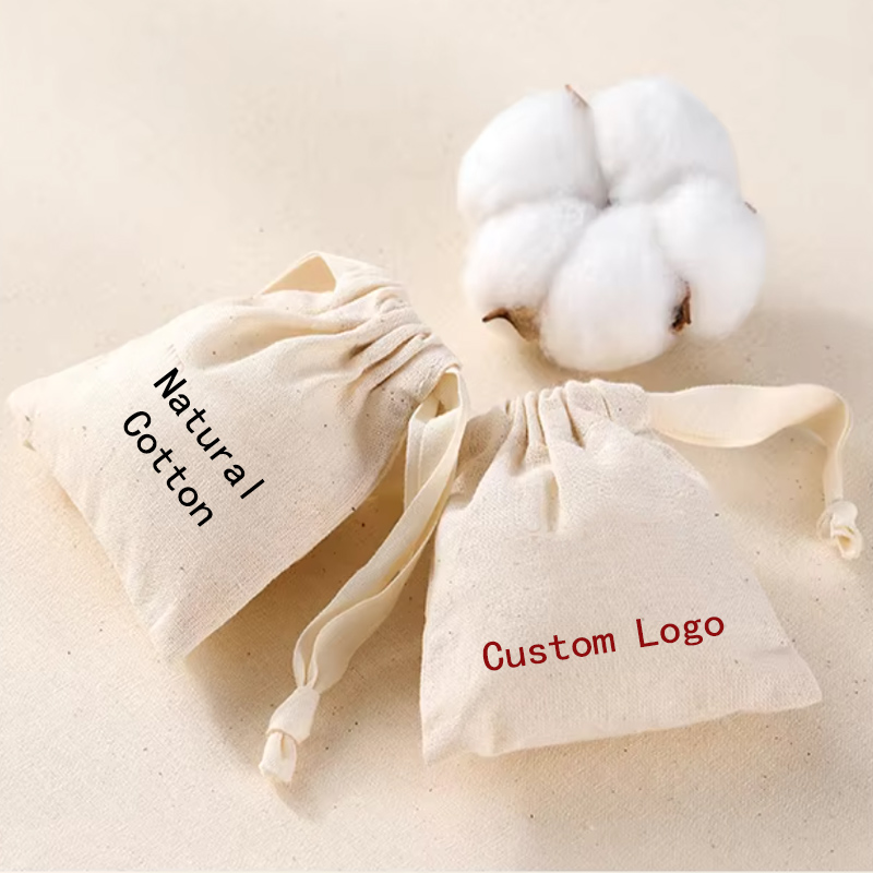 Sacs cadeaux en coton naturel, - Hair Care Logo avis et prix